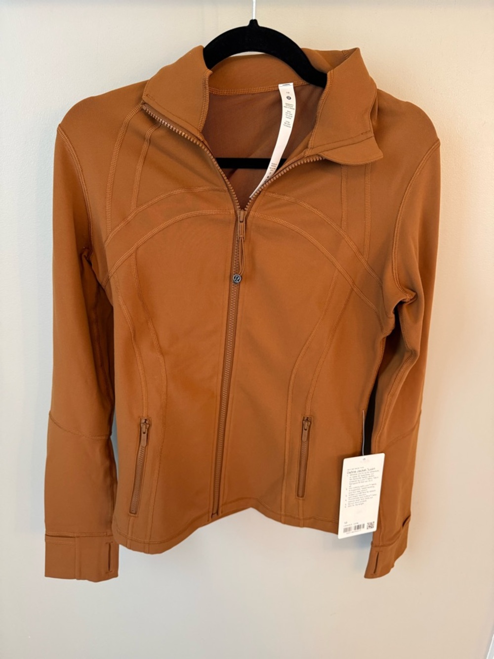 lululemon Women’s Define Jacket Luon Rust Brown Full-Zip Jacket